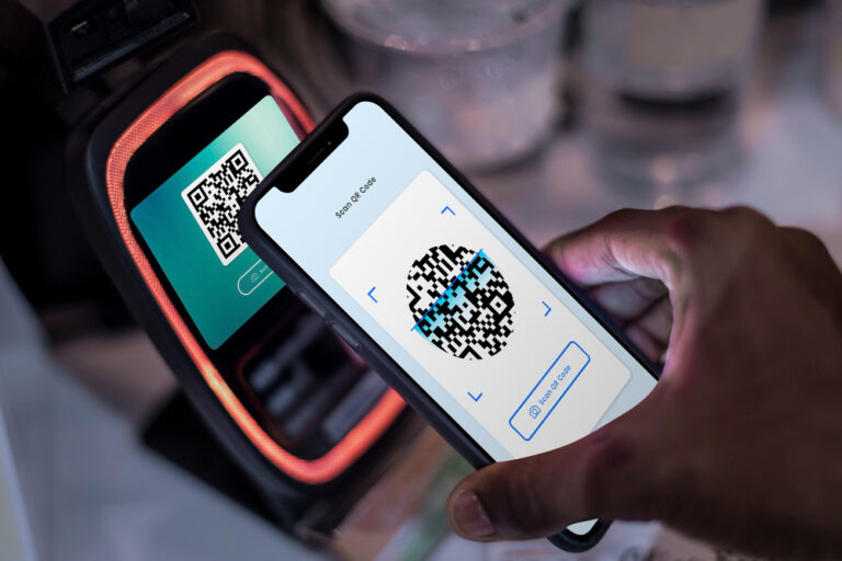 contactless-cashless-payment-through-qr-code-mobile-banking